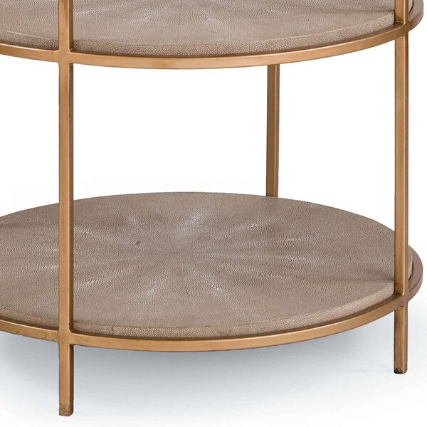 Vogue Shagreen Side Table
